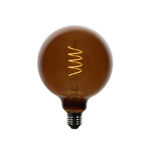 Stmívatelné LED žárovky E27 G125 hnědé 4W 120 lm 1800K