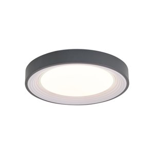 Moderní stropní svítidlo šedé s bílou 38cm vč. LED stmívatelné - Kanton