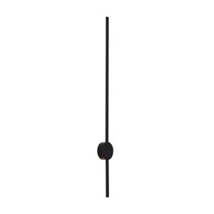 Moderní nástěnné svítidlo černé 100 cm vč. LED stmívatelné - Clockwise