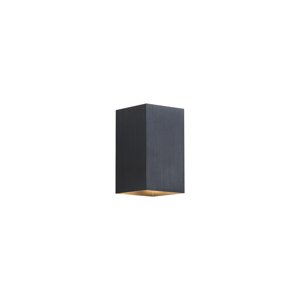 Moderní nástěnná lampa čtvercová, tmavě šedá, 2 světla GU11 50 mm - Sandy