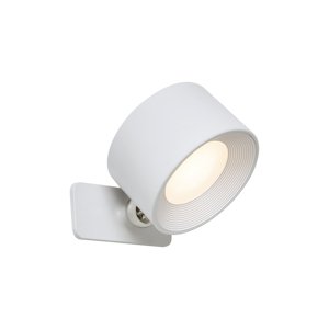 Moderní nástěnné svítidlo bílé vč. dobíjecí LED - Bright