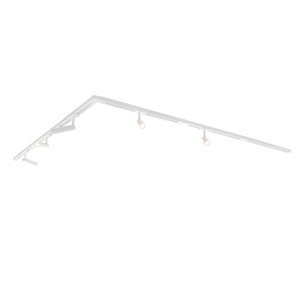 Moderní kolejnicový systém s 5 bodovými světly bílý 1-fázový GU10 35mm - Iconic Jeana Luxe
