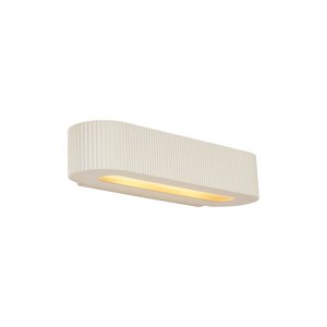 Skandinávská nástěnná lampa béžová UFO 2-světla - Plaster