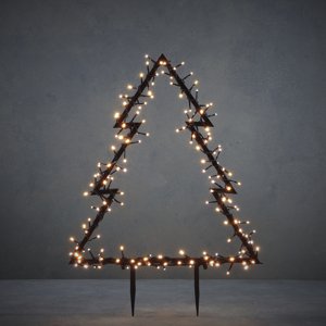 Vánoční světelný hrot s LED diodami, 8 režimy a časovačem - Rudolph