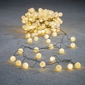 Vánoční světelný řetěz zelený se 140 bílými LED diodami 3,5 m IP44 - Dasher