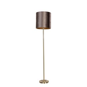 Závěsné svítidlo černé s sametovým stínidlem krokodýl 50 cm - Combi