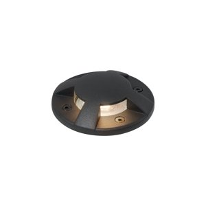Moderní zemní bodové svítidlo černé GU10 50mm 4-světelný efekt IP65/IP67 - Cellar