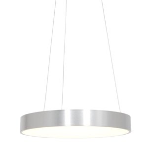Designové závěsné svítidlo stříbrné včetně stmívatelné LED - Ringlede