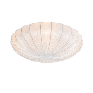 Chytré stropní svítidlo bílé hedvábí 60 cm 5-světel vč. 5 Wifi P45 - Plu