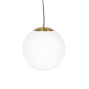 Chytré skandinávské závěsné svítidlo z opálového skla 40 cm včetně Wifi A60 - Ball 40