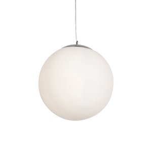 Chytré skandinávské závěsné svítidlo z opálového skla 50 cm včetně WiFi A60 - Ball 50