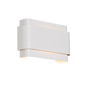 Chytré nástěnné svítidlo bílé 2-světelné vč. 2 Wifi G9 - Coen